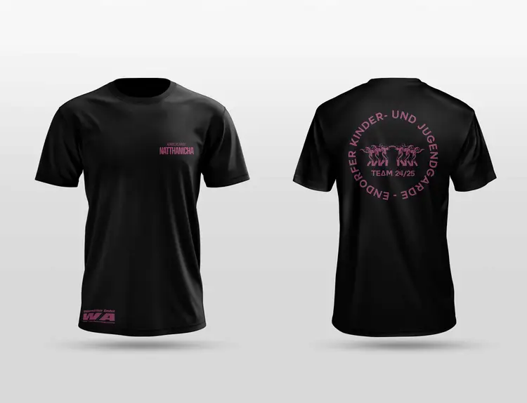 Endorfer Kinder- und Jugendgarde Textildruck T-Shirts